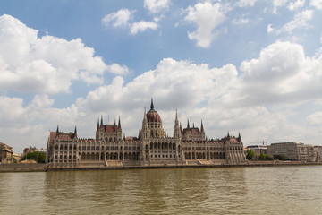 Obraz premium Budapest, the building of the Parliament (Hungary)