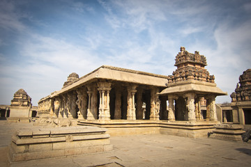 Naklejka premium Hazararama temple, Hampi, Karnataka state, India