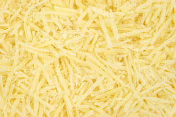 Close view Parmesan cheese