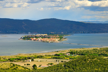 panorame of Orbetello
