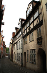 Gasse in Lübeck