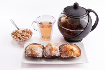 Hora del té con magdalenas