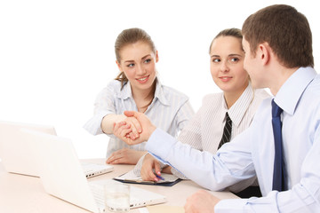 Obraz premium Business handshake