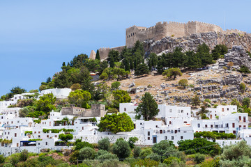 Obraz premium Lindos Castle