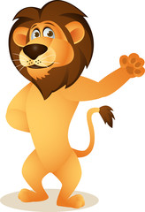 Funny Lion Cartoon