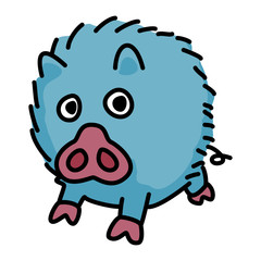 Wild boar Mascot 07