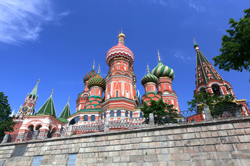 Fototapeta na wymiar Katedra św. Moskwa, Rosja, Plac Czerwony