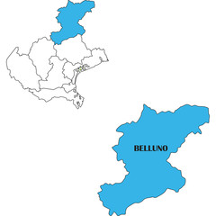 mappa veneto
