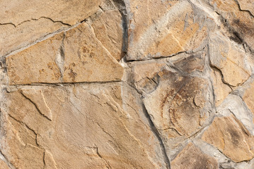 Decorative stone wall texture