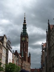 Obraz premium Town Hall in Gdansk-Poland