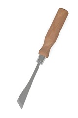 3d render of wood chisel