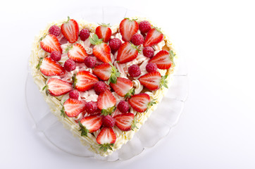 schmackhafte erdbeer sahne torte