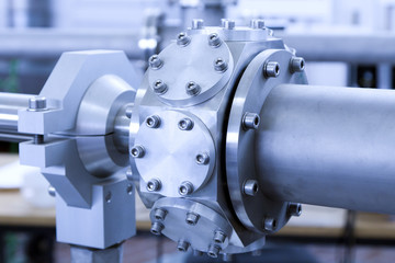 ION Accelerator, CNC parts, close up