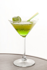 cocktail with kiwi