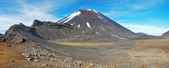 Mount Ngauruhoe in Tongariro national park