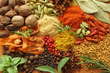 Spices and herbs - obrazy, fototapety, plakaty
