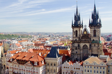 Fototapeta na wymiar Prague, the capital of Czech Republic