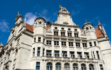 Obraz premium Neues Rathaus Leipzig
