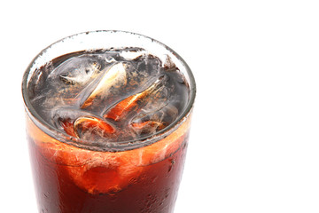 Glass with cola