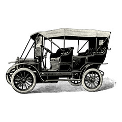 Fototapeta na wymiar 1910 samochód