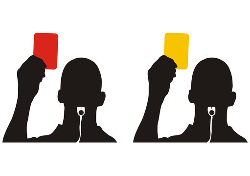 rote Karte im Fu&szlig;ball