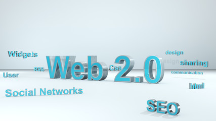 Obraz premium Web 2.0