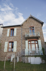 Traditional granite house in Brittany
