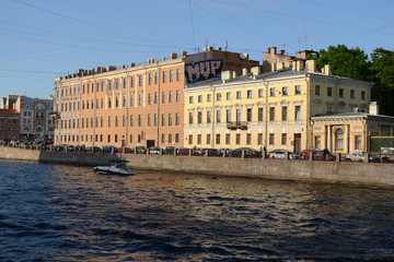 Fontanka canal in Saint-Petersburg