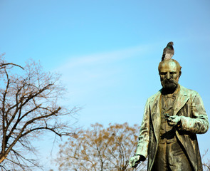 Pigeon on the monument
