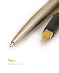 pens with place for the text