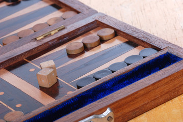 backgammon game board