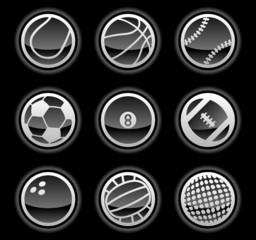 black ball icons