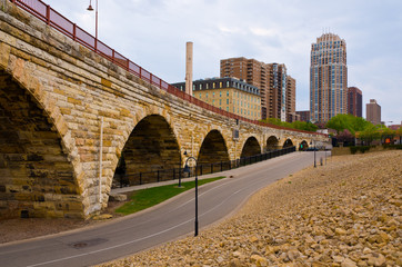 Naklejka premium Stone Arch Bridge