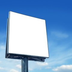 Blank billboard