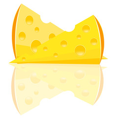 Cheese cut slice