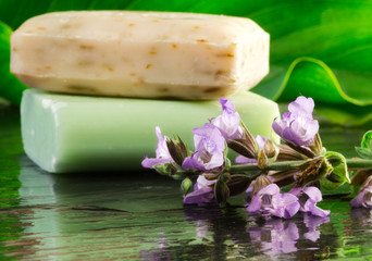 flower scented bars of soap