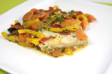 poisson aux légumes