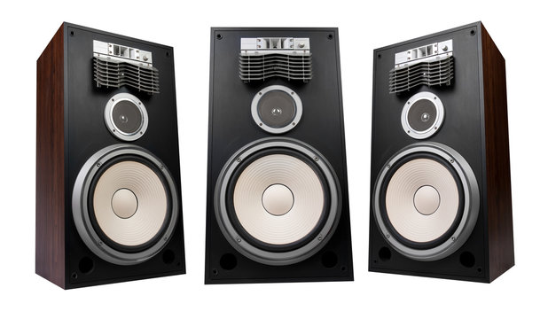 three speakers