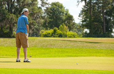 Obraz premium Putting for the Win