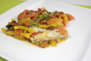 poisson aux légumes