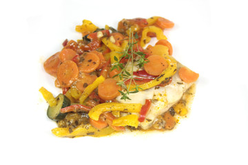 poisson aux légumes