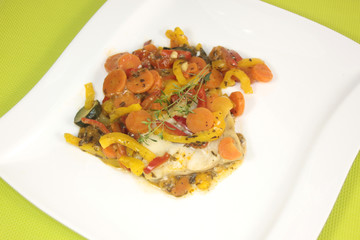 poisson aux légumes