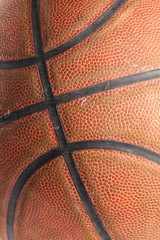 Obraz premium closeup of a basketball ball