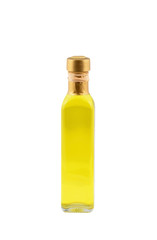 Bottle of olive oil, isolated on white background