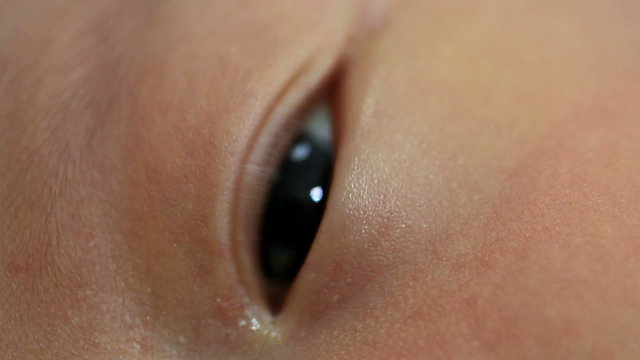 newborn baby eye