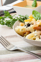 Pasta and pesto