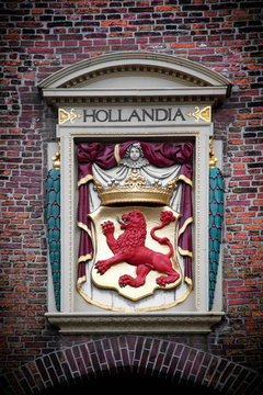 Hollandia sculpture. The Hague, Netherlands