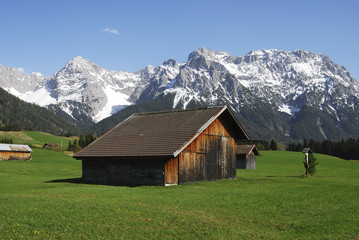 Fototapeta na wymiar Karwendel Góry