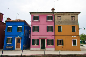 case colorate a Burano (Venezia)
