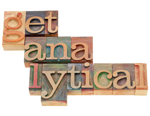 get analytical in wood type